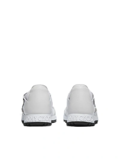 Shop Jimmy Choo Toronto Slip-on Sneakers In Bianco Nero