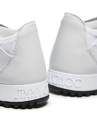 Shop Jimmy Choo Toronto Slip-on Sneakers In Bianco Nero