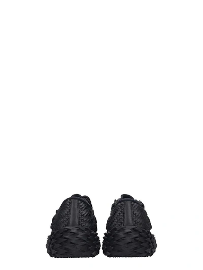 Shop Giuseppe Zanotti Urchin Sneakers In Black Tech/synthetic