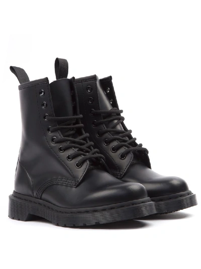 Shop Dr. Martens' Black Leather Lace-up Boots
