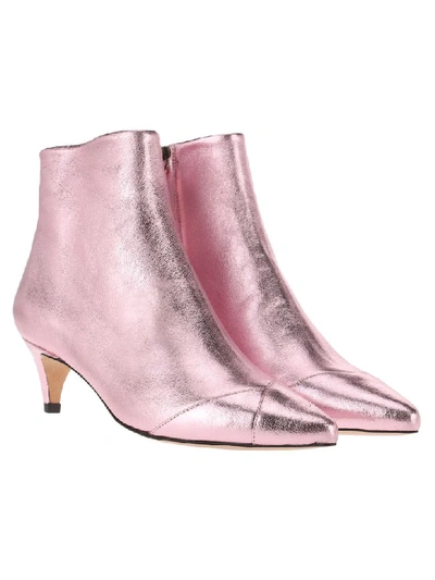 Shop Isabel Marant Durfee Boots In Pink