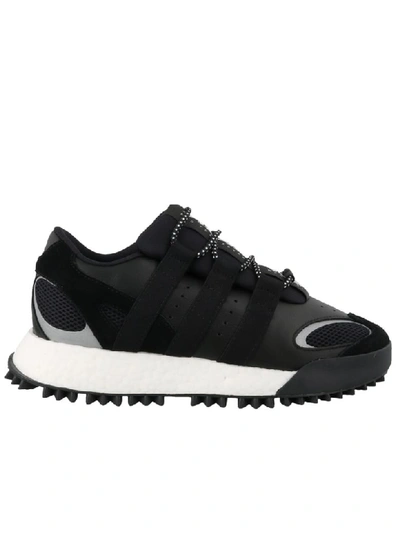 Adidas Originals By Alexander Wang Aw Wang Body Run Leather & Mesh Sneakers  In Core Black/ Core Bla | ModeSens