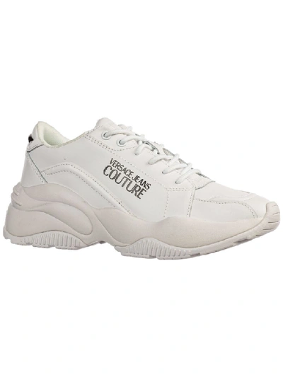 ideologie Masaccio zout Versace Jeans Couture Women's Shoes Leather Trainers Sneakers In White |  ModeSens