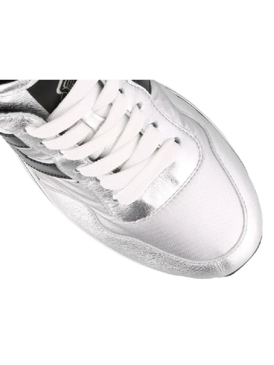 Shop Hogan H483 Sneakers In Silver