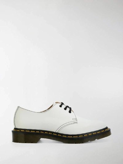 Shop Comme Des Garçons Comme Des Garçons Derby Shoes In White