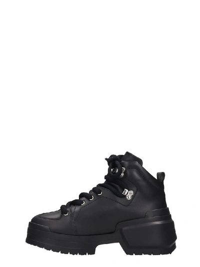 Shop Pierre Hardy Hardy Trapper Combat Boots In Black Leather