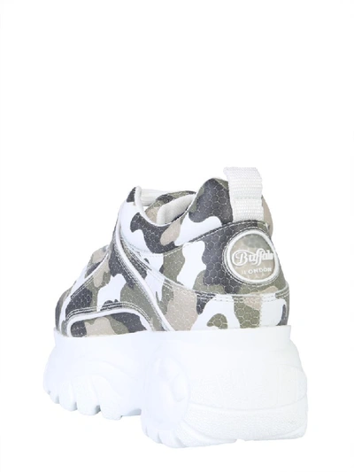 Shop Buffalo London Classic Low Sneaker In Militare