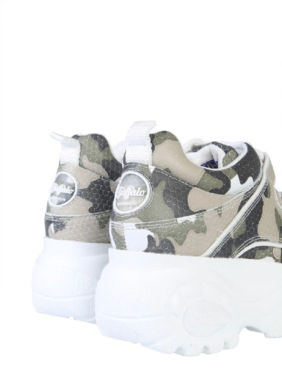 Shop Buffalo London Classic Low Sneaker In Militare