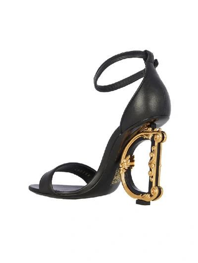 Shop Dolce & Gabbana Dg Barocco Nappa Devotion In Black
