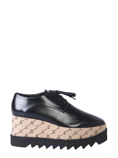 Shop Stella Mccartney Elyse Lace-up In Nero