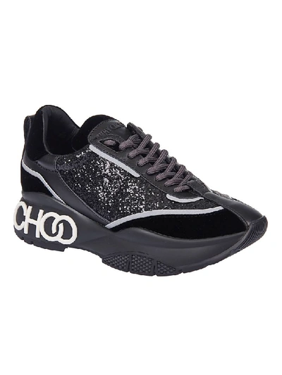 Shop Jimmy Choo Raine Sneakers In Black