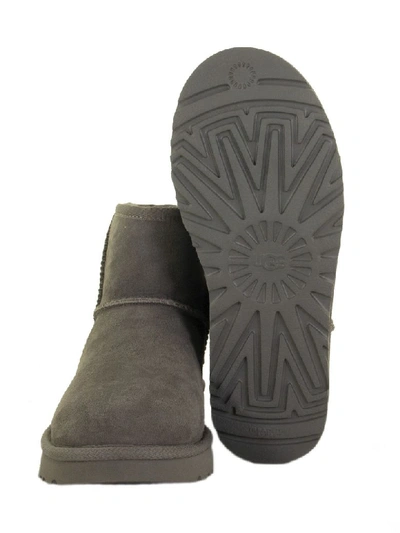 Shop Ugg Mini Classic Ii Grey Boots