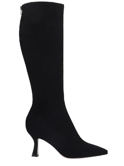 Shop Fabio Rusconi High Heels Boots In Black Suede