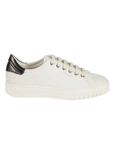 Shop Ferragamo Cube 2 Sneakers In White/black