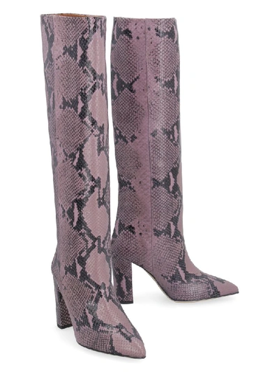Shop Paris Texas Leather Knee-high Boots In Lilac