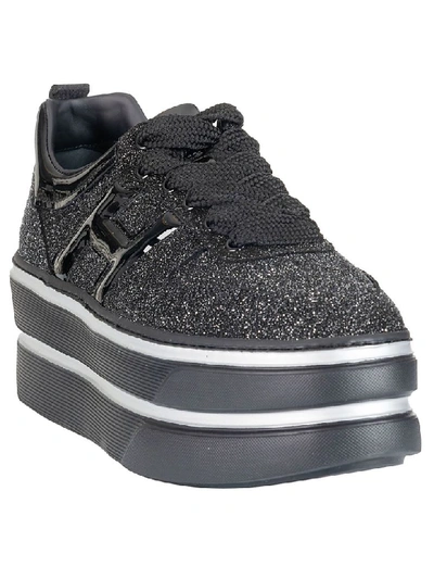 Shop Hogan H449 Platform Sneakers In Zhc