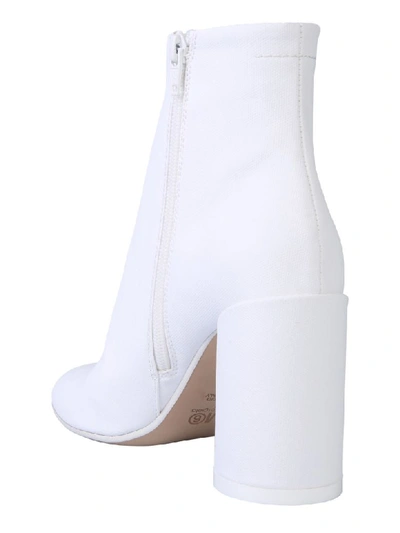 Shop Mm6 Maison Margiela 6ankle Boot With Heel In Bianco