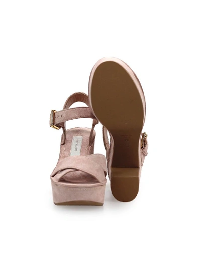 Shop L'autre Chose Lautre Chose Light Pink Suede Sandal