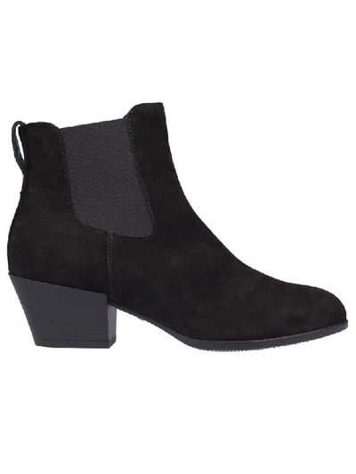 Shop Hogan Classic Ankle Boots In Black