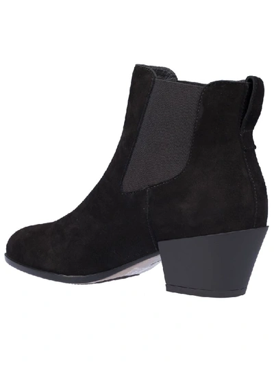 Shop Hogan Classic Ankle Boots In Black