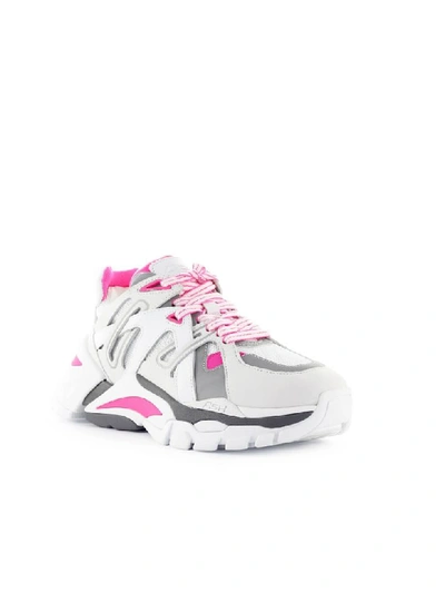 Shop Ash White Neon Pink Fl Sneaker In Bianco / Fucsia Fluo (white)