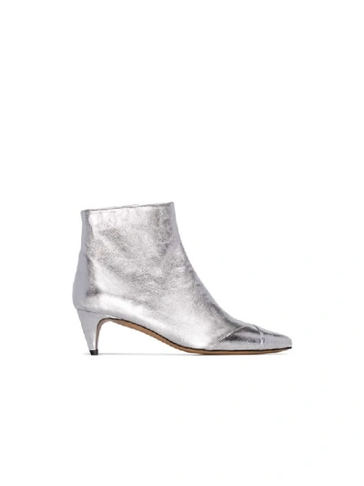 Shop Isabel Marant Durfee Boots In Si Silver