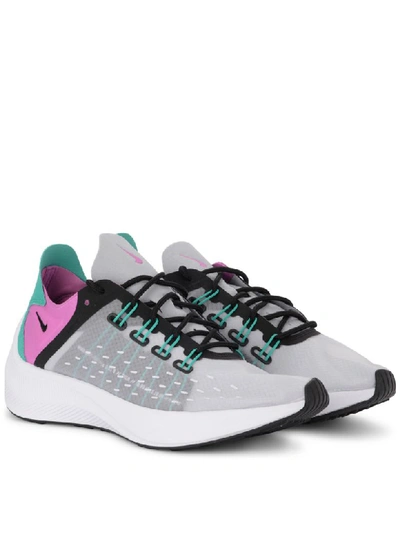 Shop Nike Exp-x14 Black, Grey, Pink And Green Sneaker In Multicolor