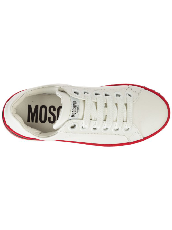 moschino platform trainers