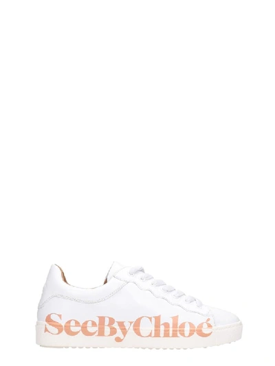 Shop See By Chloé Essie Sneakers In White Leather