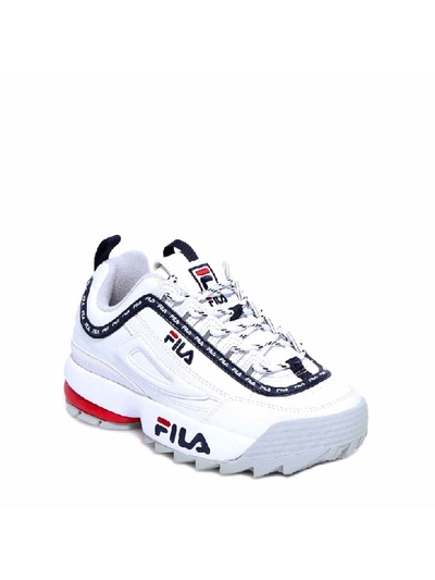 Shop Fila Disruptor Logo Low Sneakers In White
