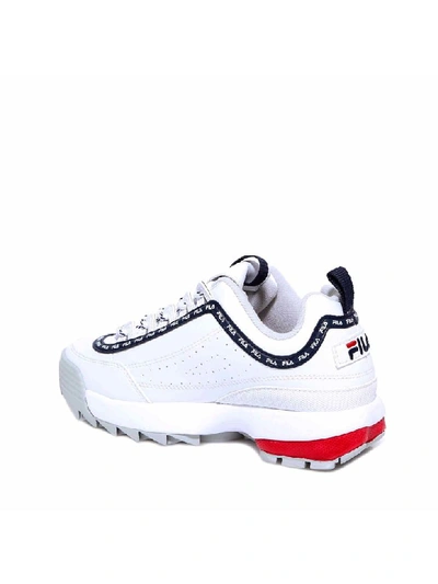 Shop Fila Disruptor Logo Low Sneakers In White