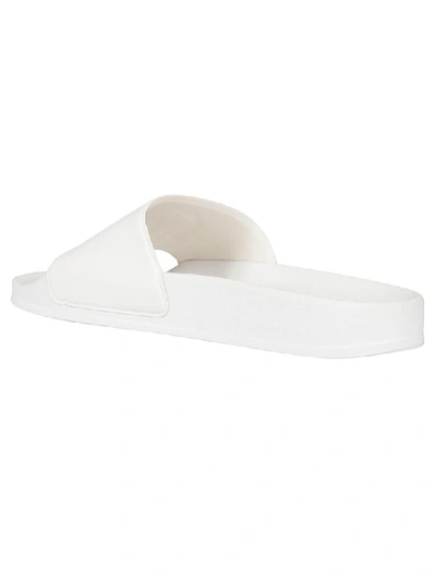 Shop Chiara Ferragni Flirting Eye Slide Sandals In White
