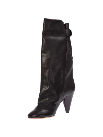 Shop Isabel Marant Lakfee Ankle Boots In Black