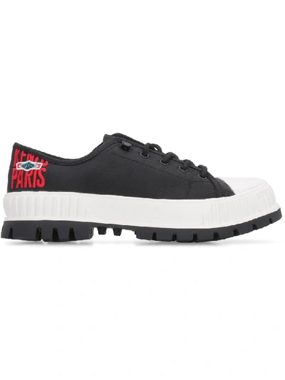 Shop Kenzo X Palladium - Pallashock Low-top Sneakers In Black