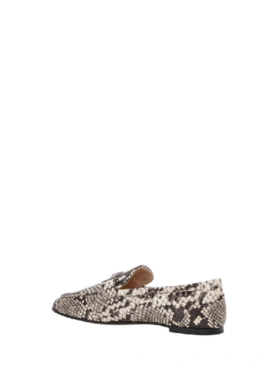 Shop Tod's Python Printed Leather Loafers