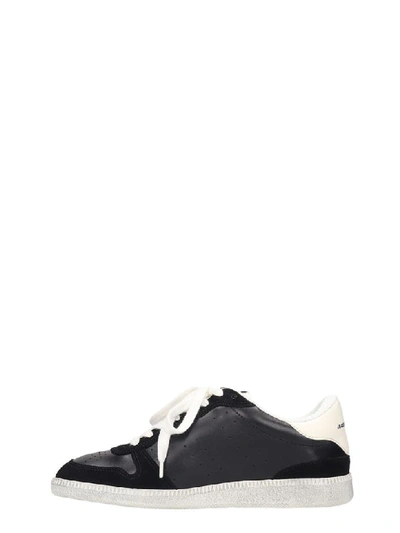 Shop Isabel Marant Bulian Baskets Sneakers In Black Suede And Leather