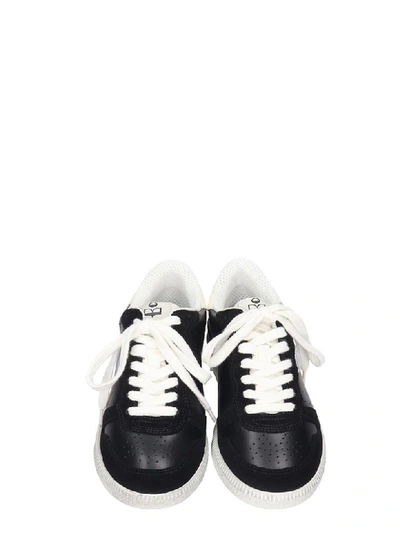 Shop Isabel Marant Bulian Baskets Sneakers In Black Suede And Leather