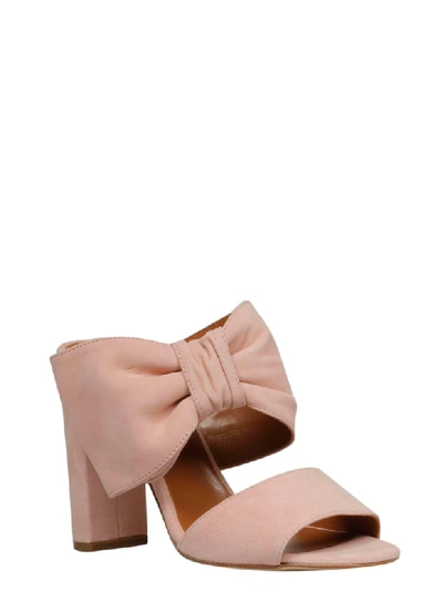 Shop Paris Texas Bow Strap Sandals In Nude & Neutrals