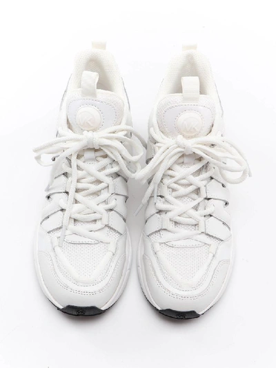 Shop Michael Kors Hero Trainer In Optic White