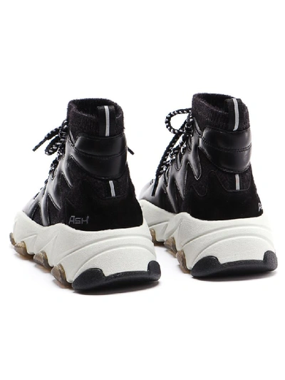 Shop Ash Sneaker In Black/black/dk Grey