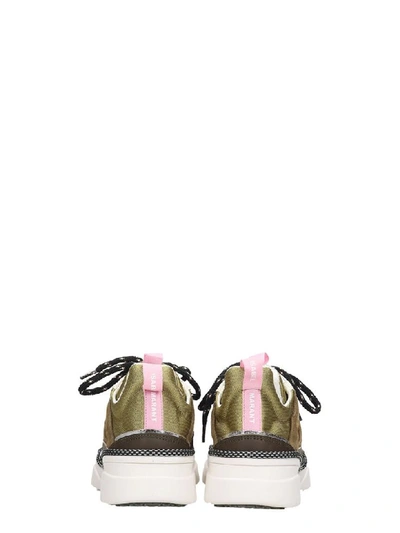 Shop Isabel Marant Kindsay Baskets Sneakers In Brown Tech/synthetic