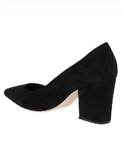 Shop Sergio Rossi Pointed Toe Pumps In Black