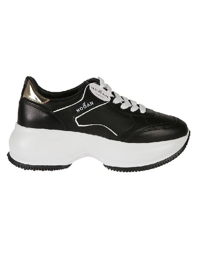 Shop Hogan Interactive H4350 Sneakers In Black