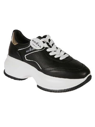 Shop Hogan Interactive H4350 Sneakers In Black