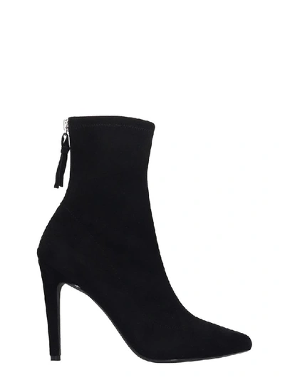 Shop Kendall + Kylie Orion High Heels Ankle Boots In Black Suede