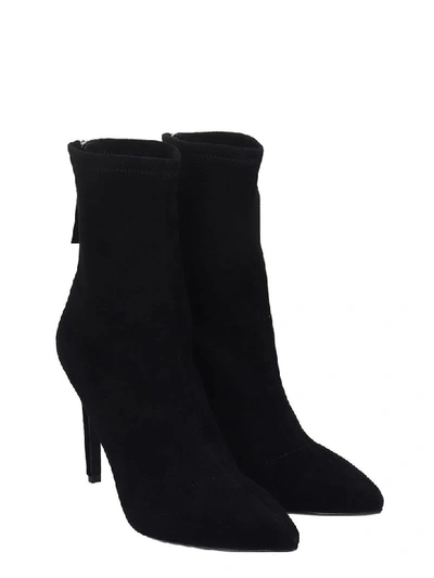 Shop Kendall + Kylie Orion High Heels Ankle Boots In Black Suede