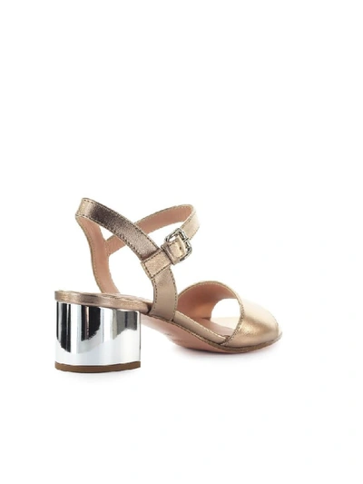 Shop Roberto Festa Divina Copper Mid-heeled Sandal In Rame