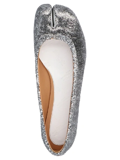 Shop Maison Margiela Tabi Shoes In Silver