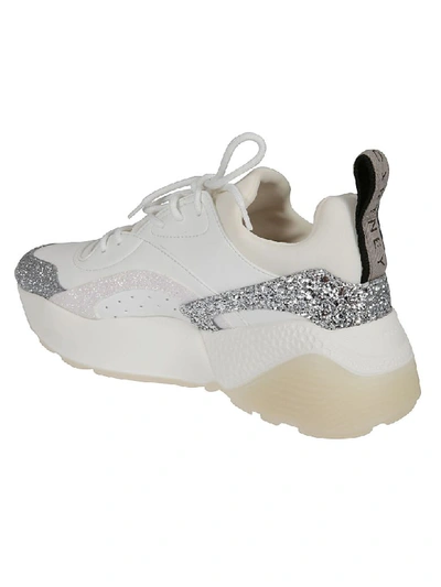 Shop Stella Mccartney Eclypse Sneakers In White/silver