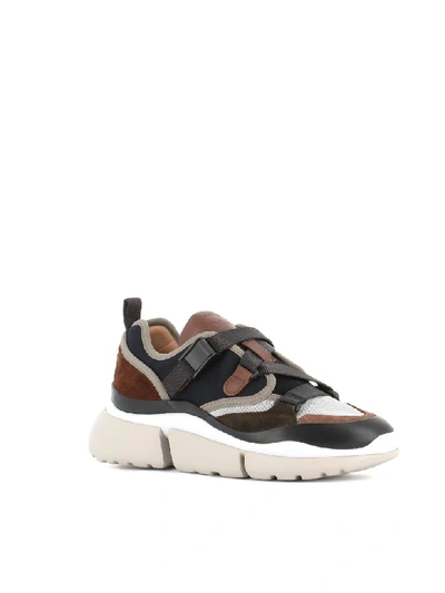 Shop Chloé Chloè Sneakers Low Sonnie In Multicolored